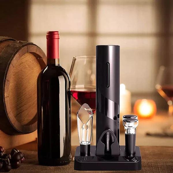 Abridor de Vinho Elétrico Recarregável - Vamos às Compras
