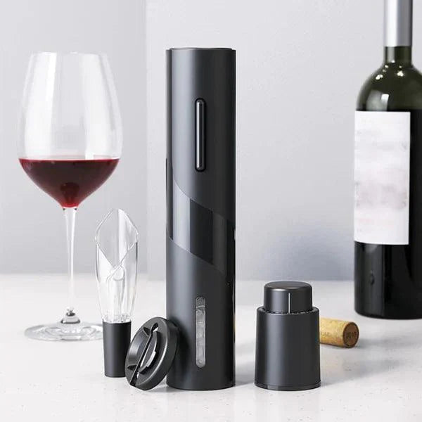 Abridor de Vinho Elétrico Recarregável - Vamos às Compras
