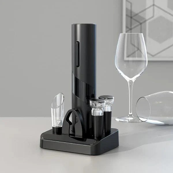 Abridor de Vinho Elétrico Recarregável - Vamos às Compras