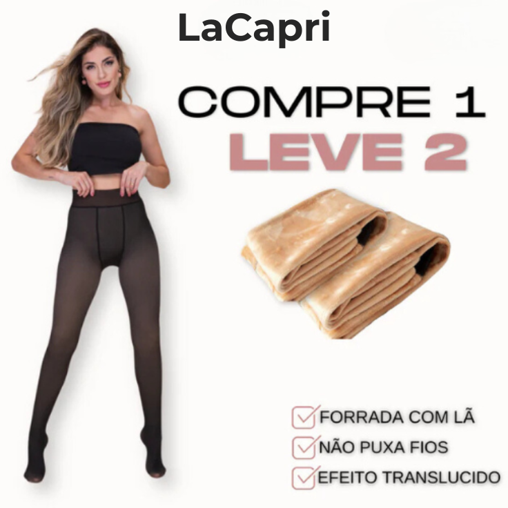 (Leve 2 pague 1) Calça Legging Peluciada Lacapri - Por tempo limitado