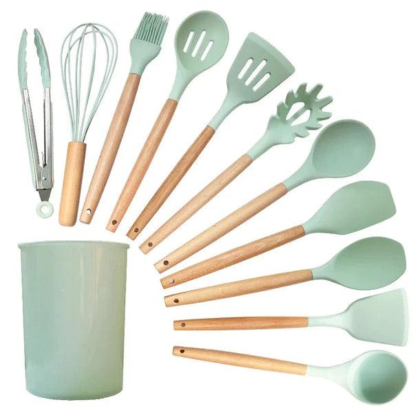 KIT 12 Peças Utensílios Para Cozinha + Bolsa Térmica + Frete Grátis - Vamos às Compras