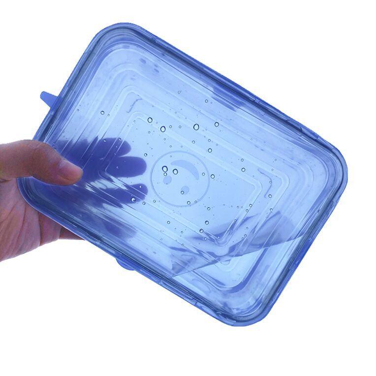 Kit 6 Tampas Silicone (Elastica Reutilizável) - Vamos às Compras