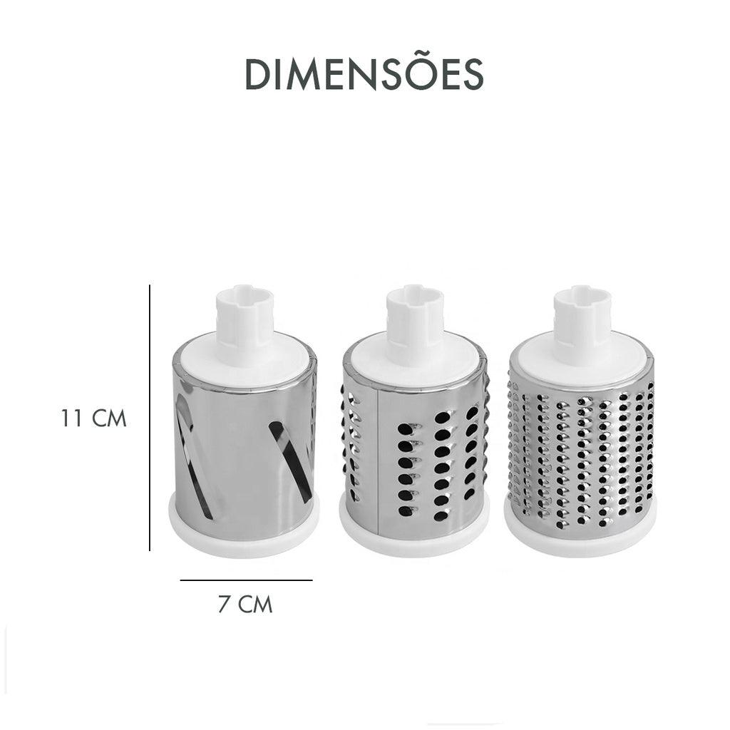 3 em 1 (Ralador Cortador Fatiador) - Vamos às Compras