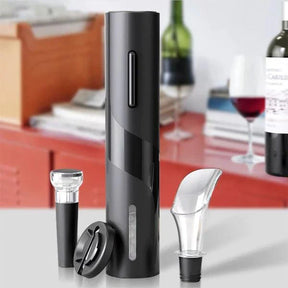 Abridor de Vinho Elétrico Recarregável - Vamos às Compras