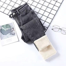 Calça Jeans Peluciada Tendência de Inverno - Lacapri