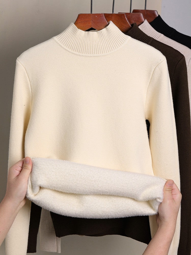 Suéter Peluciado Meia Gola - Velvet Touch